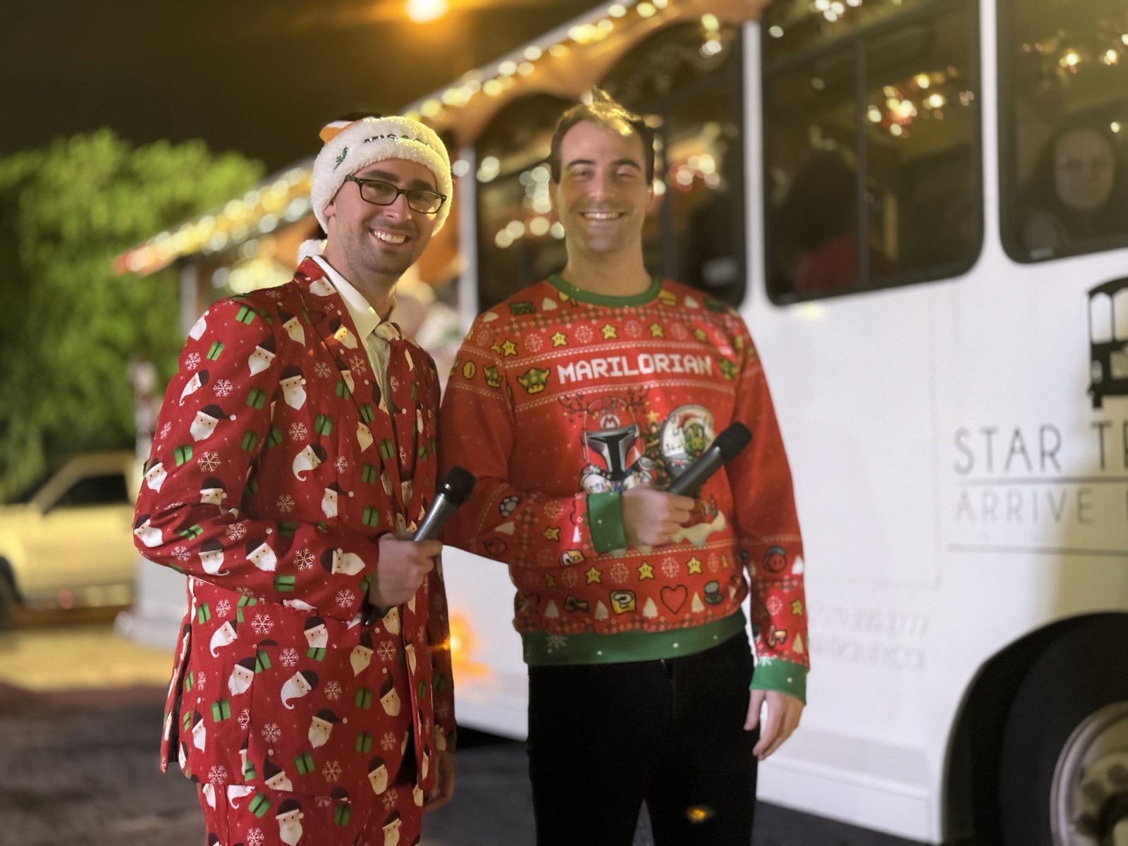 Jingle Juice Express: 21+ BYOB Holiday Lights Party Trolley | Star Trolley